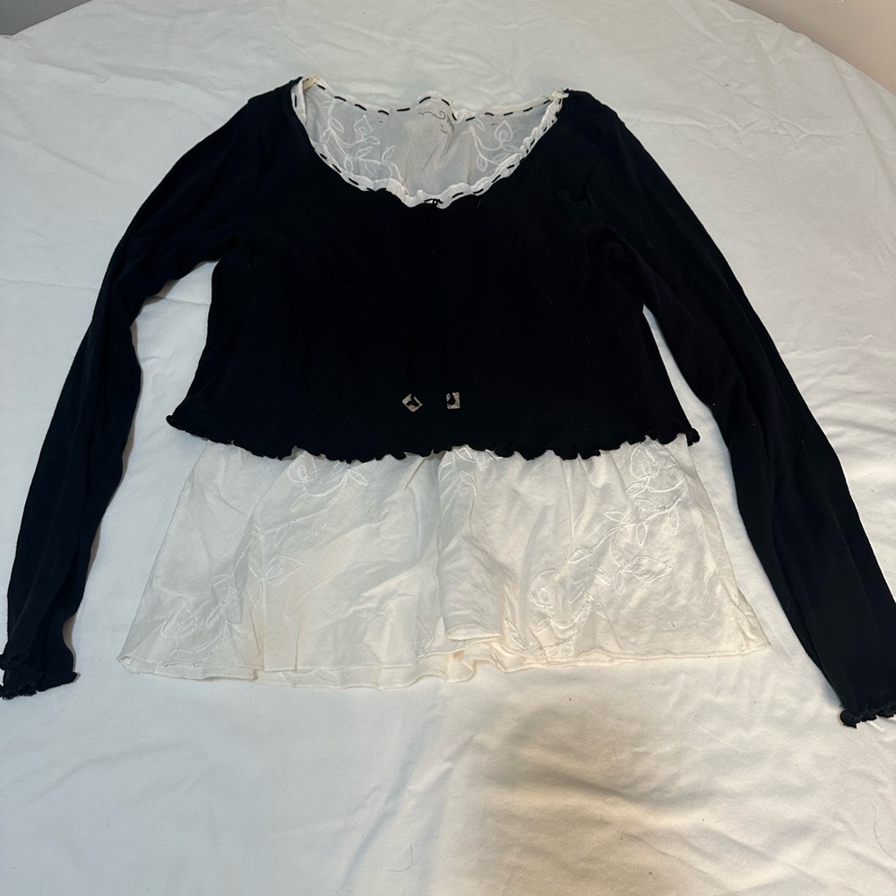 Black & white shirt